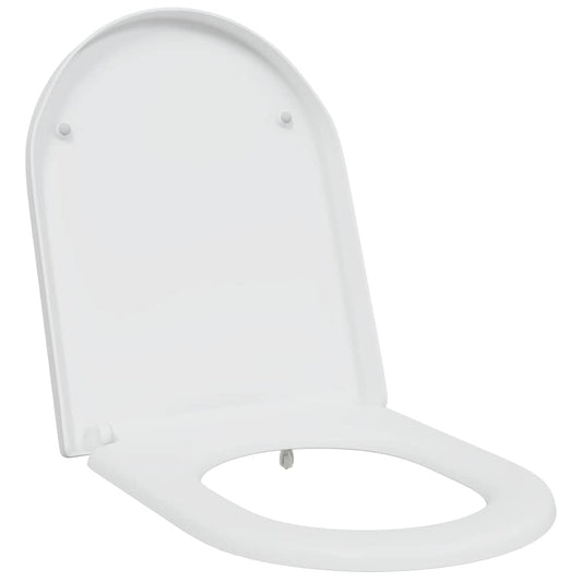 vidaXL Quick Release Toilet suitable for Seat White 46.2 x 36 x 4.3 cm
