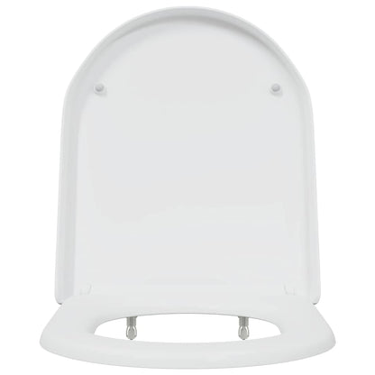vidaXL Quick Release Toilet suitable for Seat White 46.2 x 36 x 4.3 cm