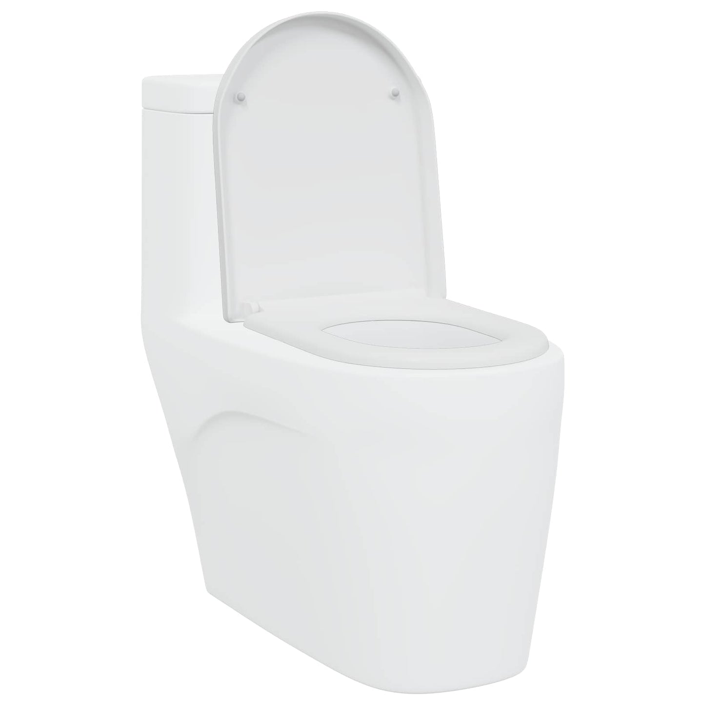 vidaXL Toilet Seat White 49 x 36 x 4 cm Duroplast