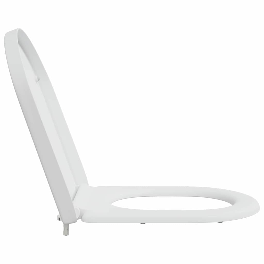 vidaXL Quick Release Toilet suitable for Seat White 46.2 x 36 x 4.3 cm