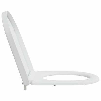 vidaXL Quick Release Toilet suitable for Seat White 46.2 x 36 x 4.3 cm