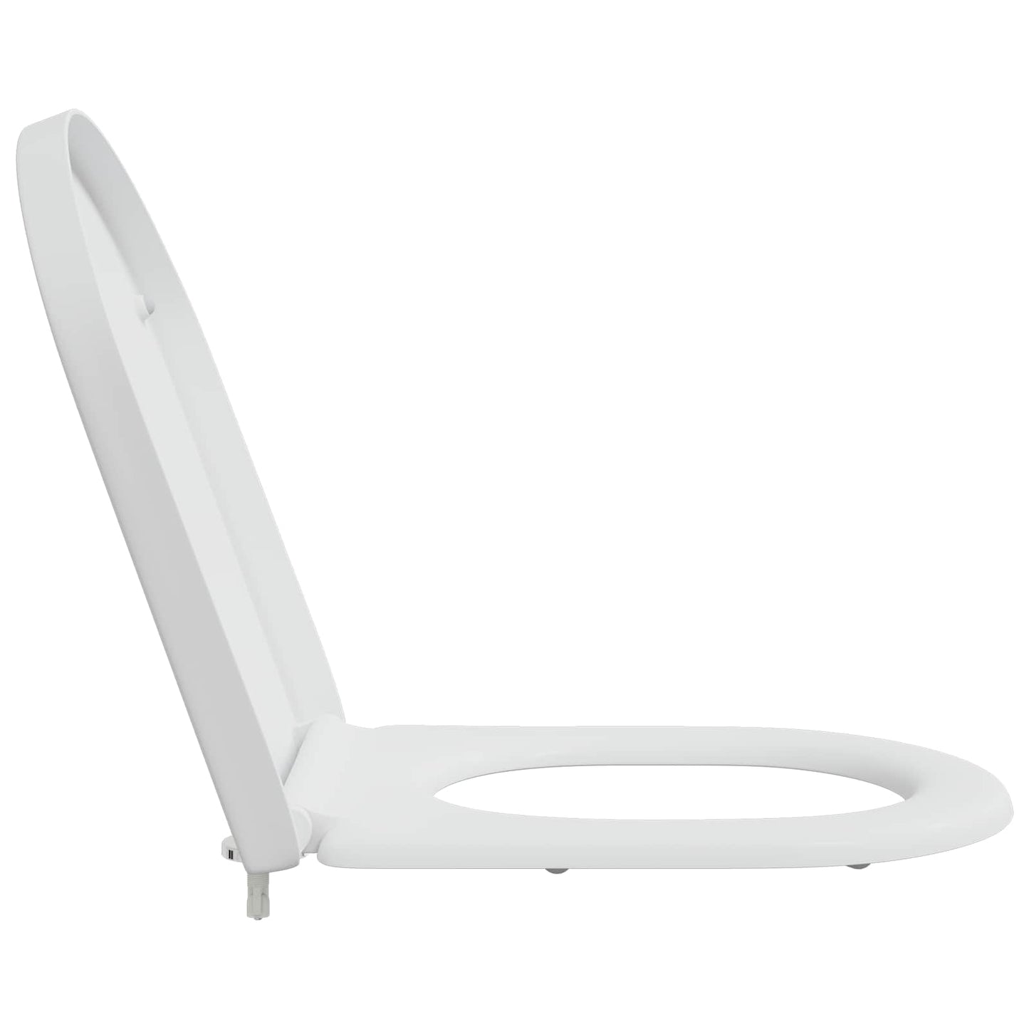 vidaXL Toilet Seat White 49 x 36 x 4 cm Duroplast