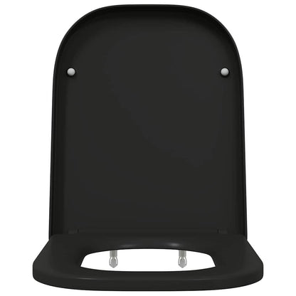 vidaXL Quick Release Toilet suitable for Seat Black 44.5 x 35 x 3.6 cm