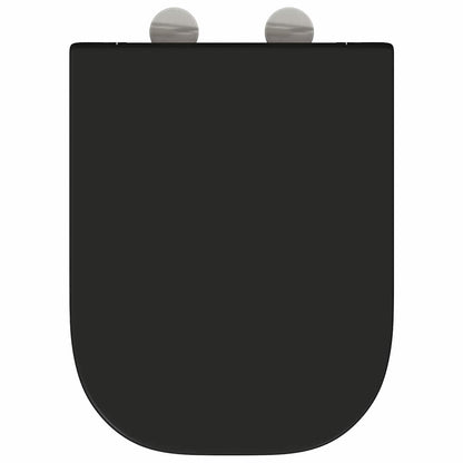 vidaXL Quick Release Toilet suitable for Seat Black 44.5 x 35 x 3.6 cm