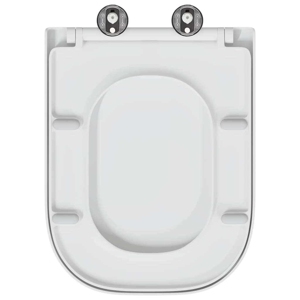 vidaXL Quick Release Toilet suitable for Seat White 44.5 x 35 x 3.6 cm