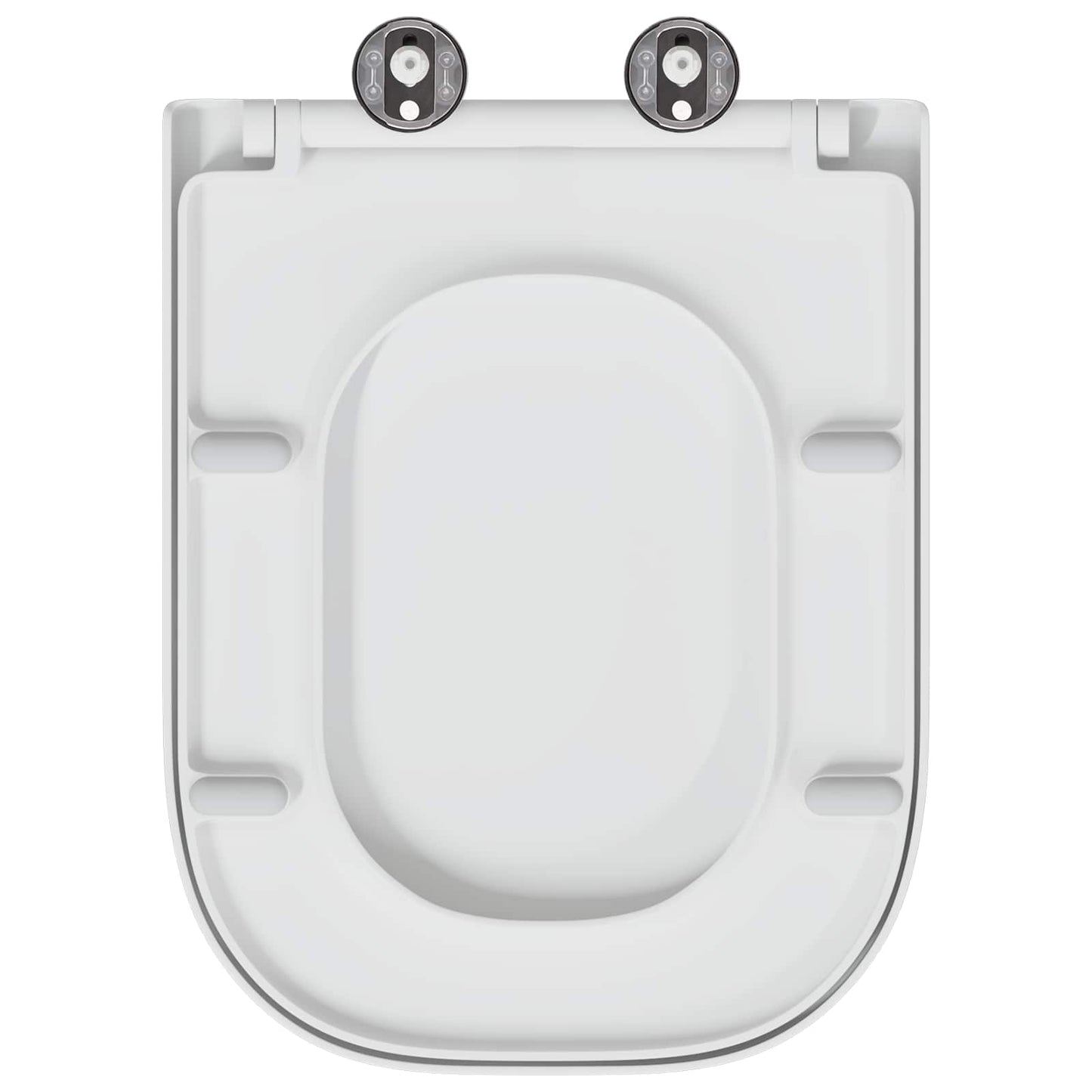 vidaXL Toilet Seat White 47.5 x 35 x 3.6 cm Duroplast