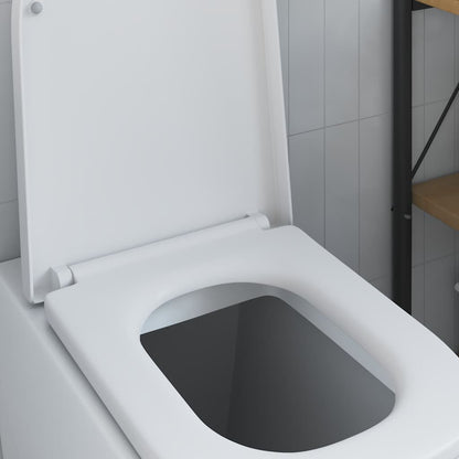 vidaXL Quick Release Toilet suitable for Seat White 44.5 x 35 x 3.6 cm