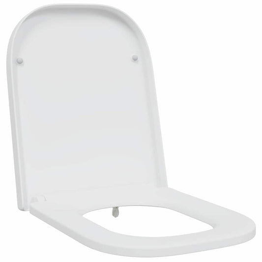 vidaXL Quick Release Toilet suitable for Seat White 44.5 x 35 x 3.6 cm