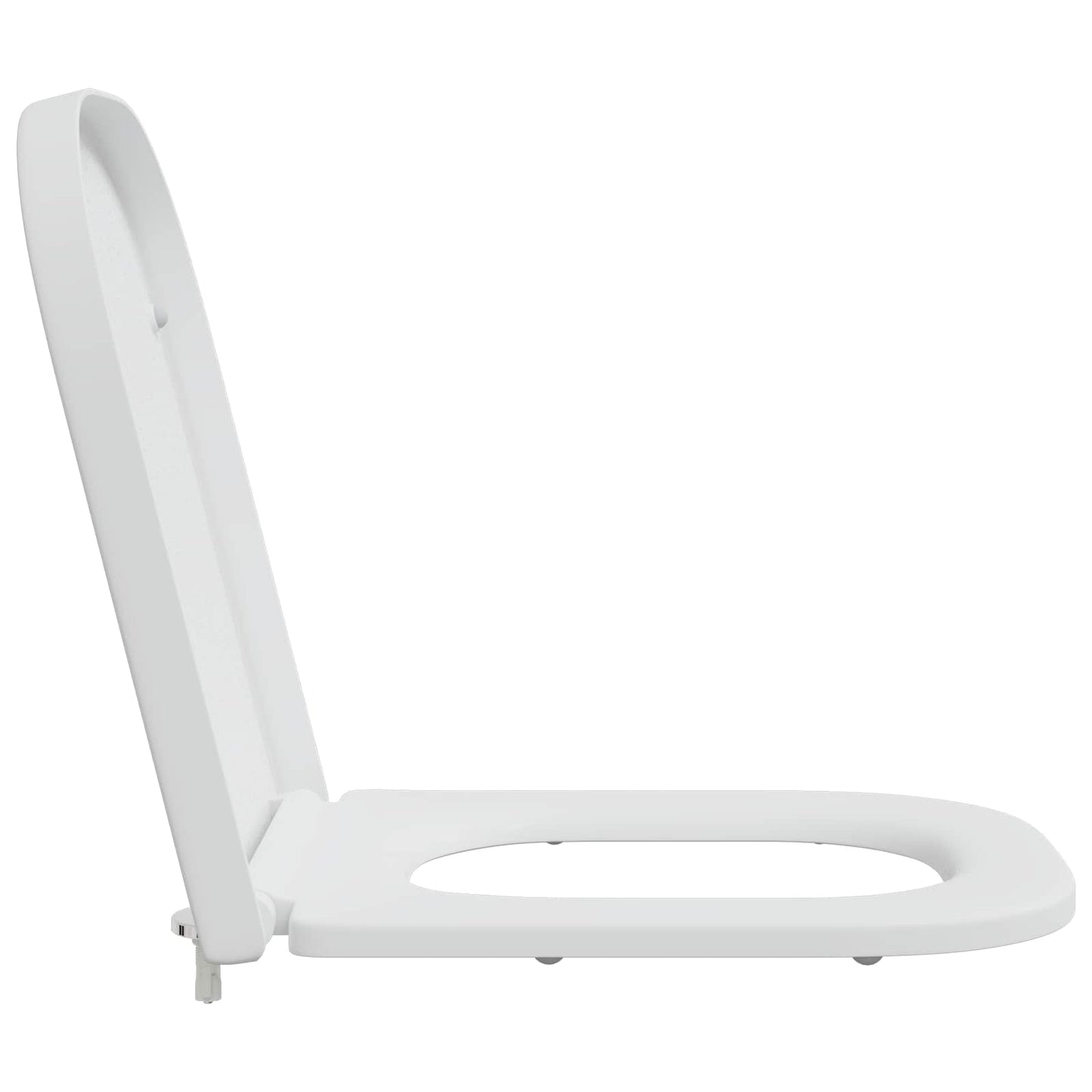 vidaXL Toilet Seat White 47.5 x 35 x 3.6 cm Duroplast
