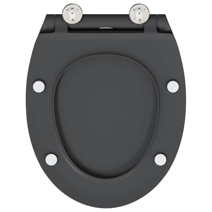 vidaXL Quick Release Toilet suitable for Seat Anthracite