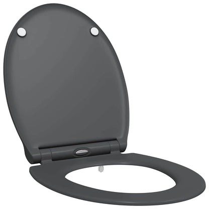 vidaXL Quick Release Toilet suitable for Seat Anthracite