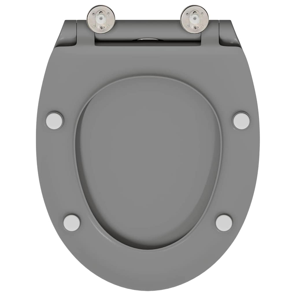 vidaXL Quick Release Toilet suitable for Seat Grey