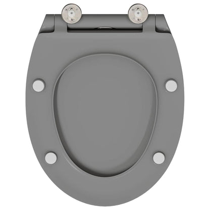 vidaXL Quick Release Toilet suitable for Seat Grey