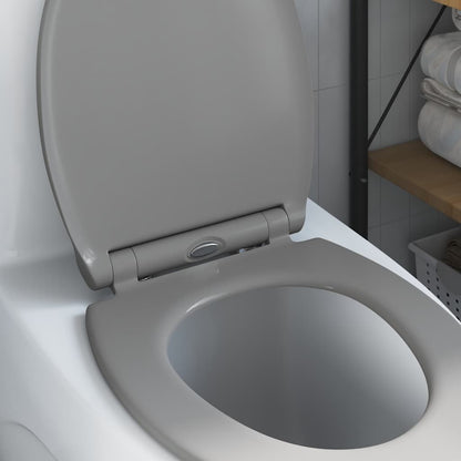 vidaXL Quick Release Toilet suitable for Seat Grey