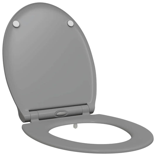 vidaXL Quick Release Toilet suitable for Seat Grey