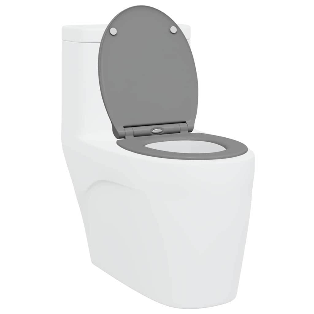 vidaXL Quick Release Toilet suitable for Seat Grey