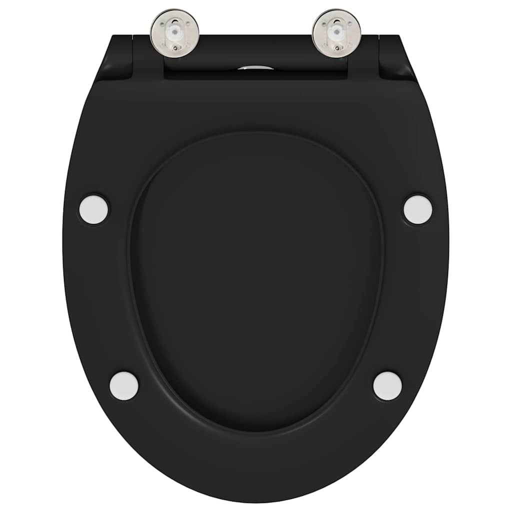 vidaXL Quick Release Toilet suitable for Seat Black
