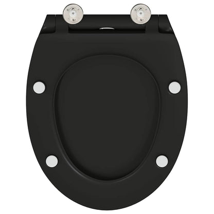 vidaXL Quick Release Toilet suitable for Seat Black