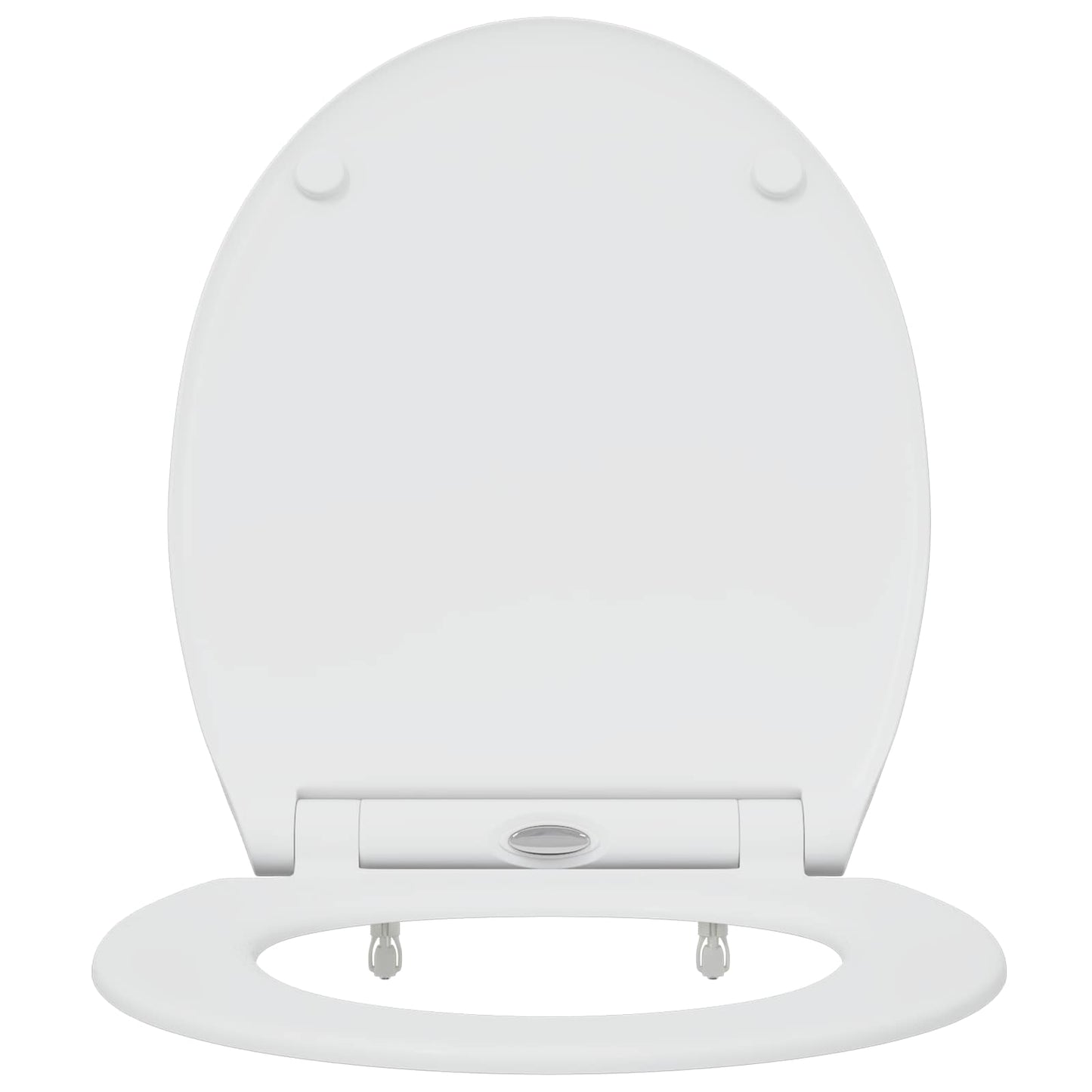vidaXL Toilet Seat White 45.5 x 37.5 x 3.8 cm Duroplast