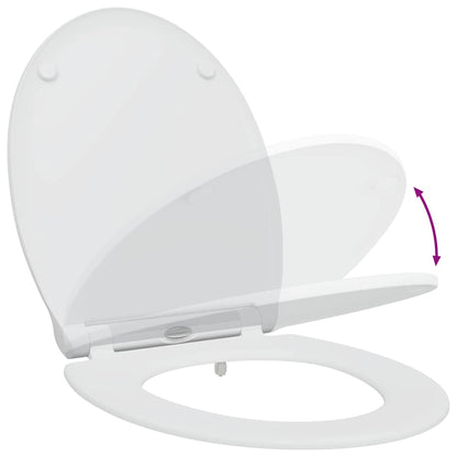 vidaXL Quick Release Toilet suitable for Seat White