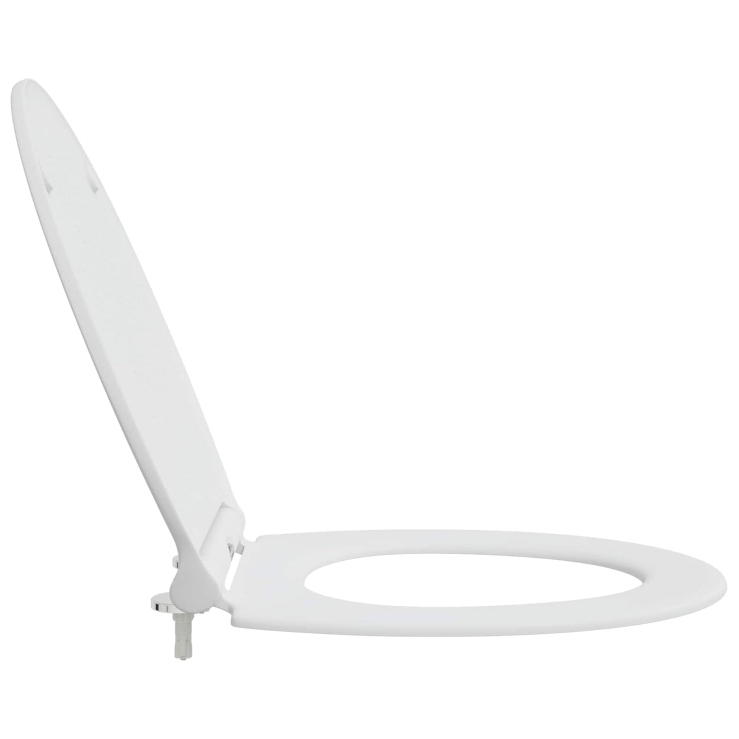 vidaXL Toilet Seat White 45.5 x 37.5 x 3.8 cm Duroplast