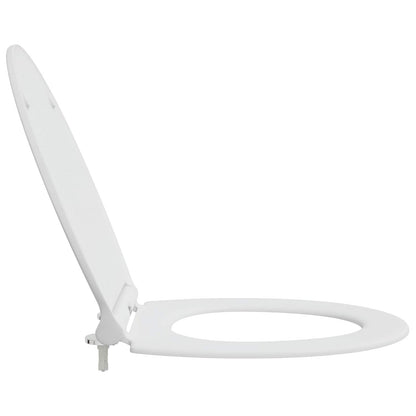 vidaXL Toilet Seat White 45.5 x 37.5 x 3.8 cm Duroplast