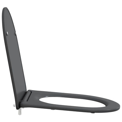 vidaXL Quick Release Toilet suitable for Seat Anthracite