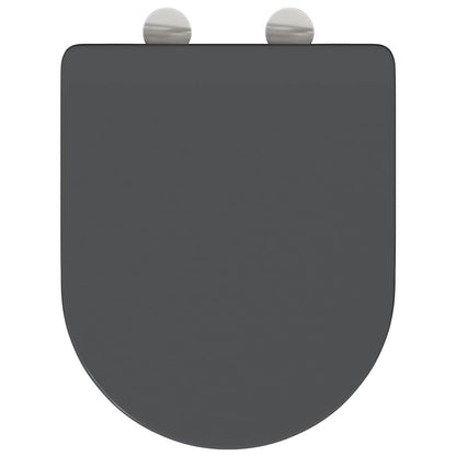 vidaXL Quick Release Toilet suitable for Seat Anthracite