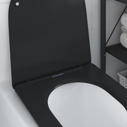 vidaXL Quick Release Toilet suitable for Seat Black 44 x 36.4 x 3.4 cm