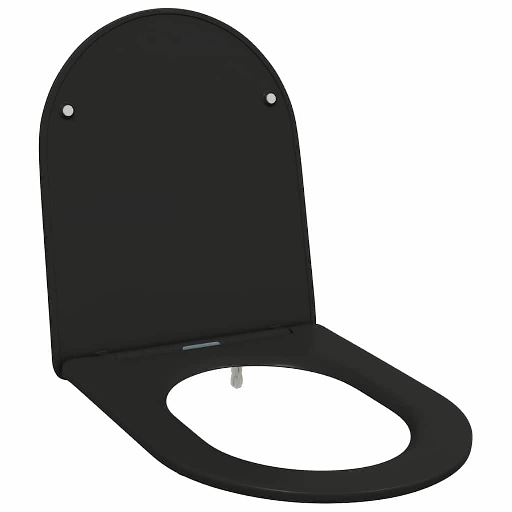 vidaXL Quick Release Toilet suitable for Seat Black 44 x 36.4 x 3.4 cm