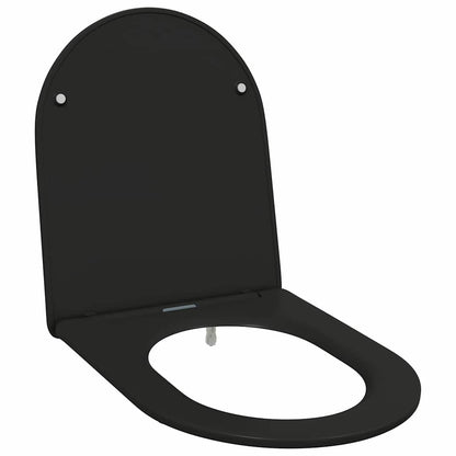 vidaXL Quick Release Toilet suitable for Seat Black 44 x 36.4 x 3.4 cm