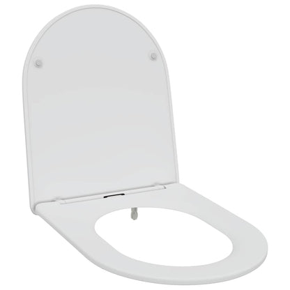 vidaXL Quick Release Toilet suitable for Seat White 44 x 36.4 x 3.4 cm