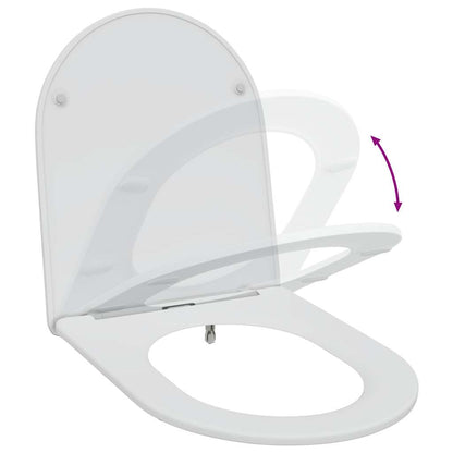 vidaXL Quick Release Toilet suitable for Seat White 44 x 36.4 x 3.4 cm