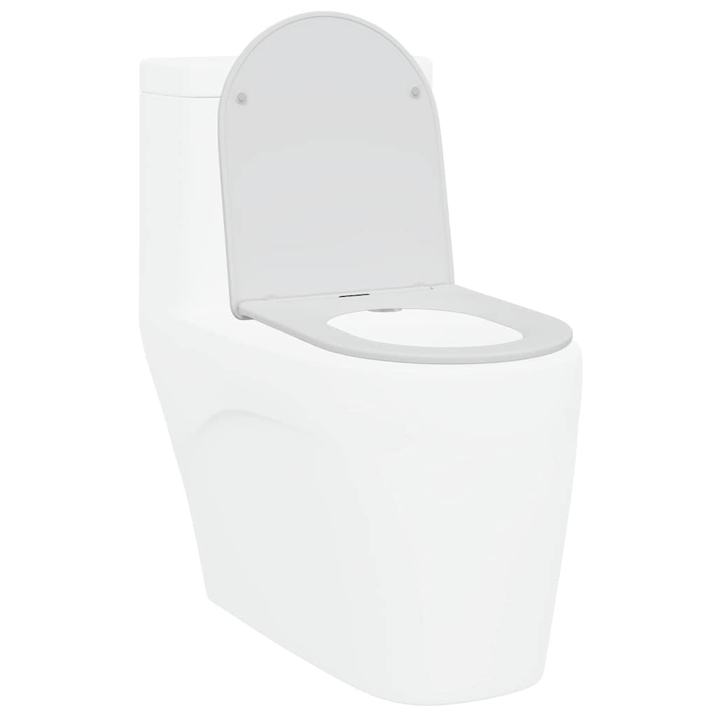 vidaXL Quick Release Toilet suitable for Seat White 44 x 36.4 x 3.4 cm