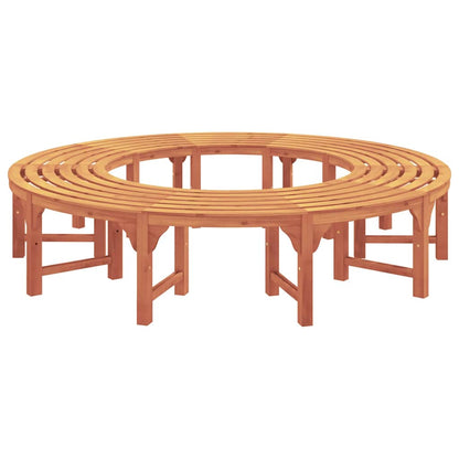 vidaXL Tree Bench 8 -Seater 2 pcs 160 x 80 x 45cm Natural
