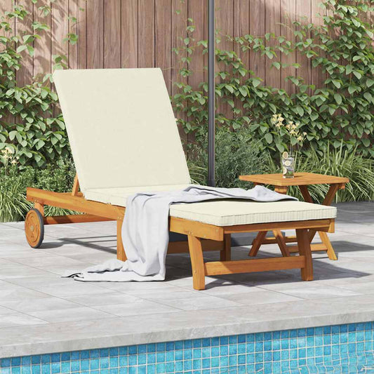 vidaXL Sun Lounger 2 pcs Solid Acacia Wood Brown
