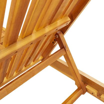 vidaXL Sun Lounger | Set of 3 | Acacia Wood Brown | Solid Acacia Wood