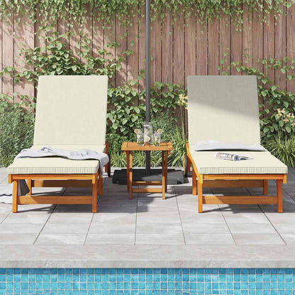 vidaXL Sun Lounger 3 pcs Solid Acacia Wood Brown