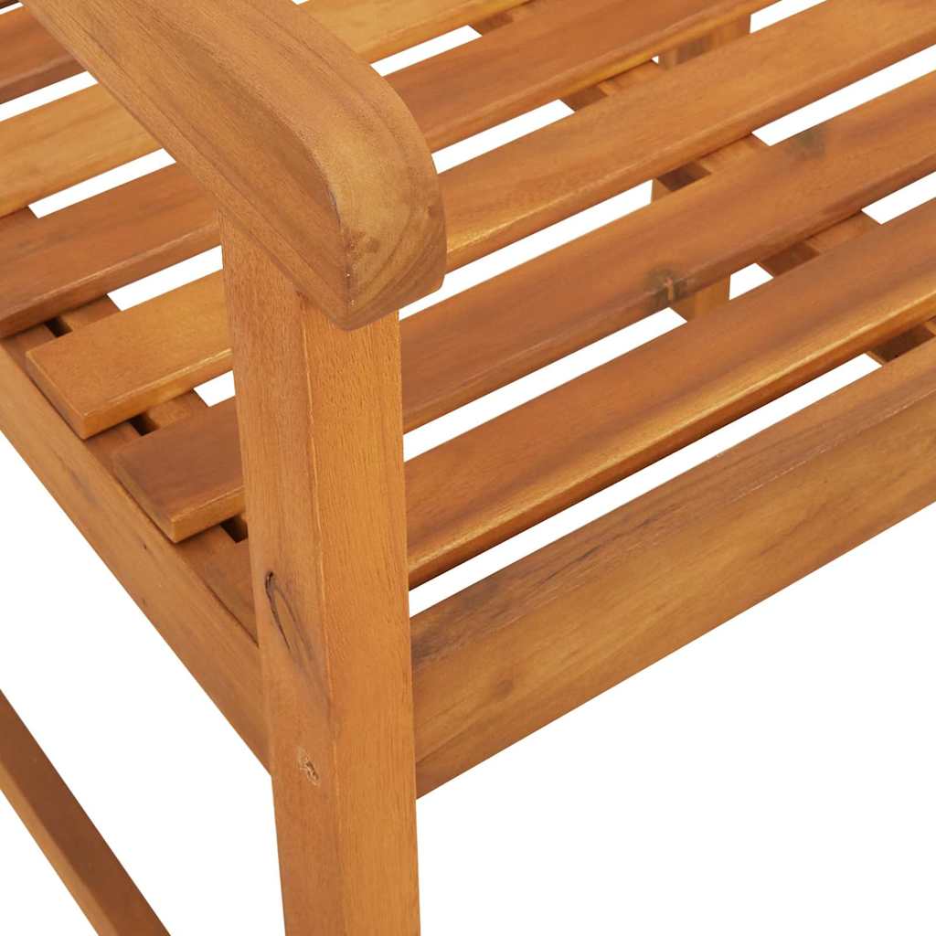 vidaXL Garden Chairs 6 pcs Natural Solid Acacia Wood