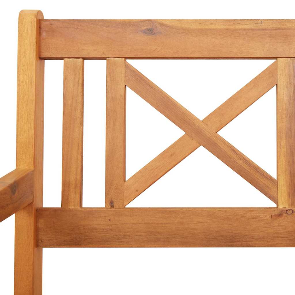 vidaXL Garden Chairs 6 pcs Natural Solid Acacia Wood