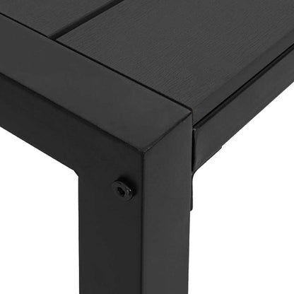 vidaXL Garden Dining Set 3 pcs Anthracite Steel