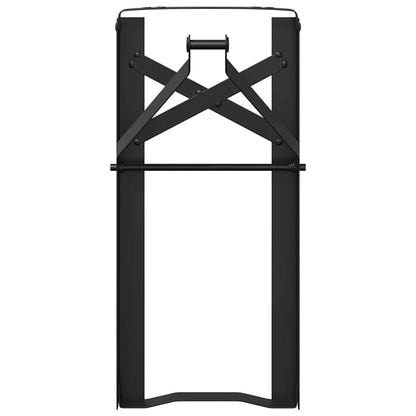 vidaXL Beer Bench Legs Black Powder-Coated Steel