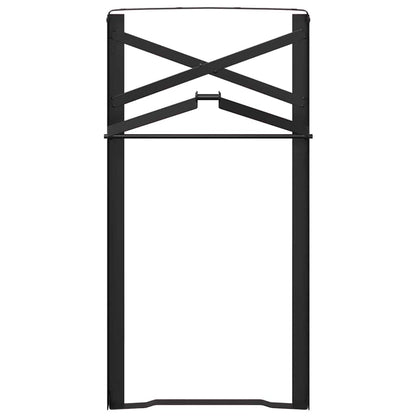 vidaXL Beer Table Leg 2 pcs Black 39 x 3 x 75 cm Powder-Coated Steel