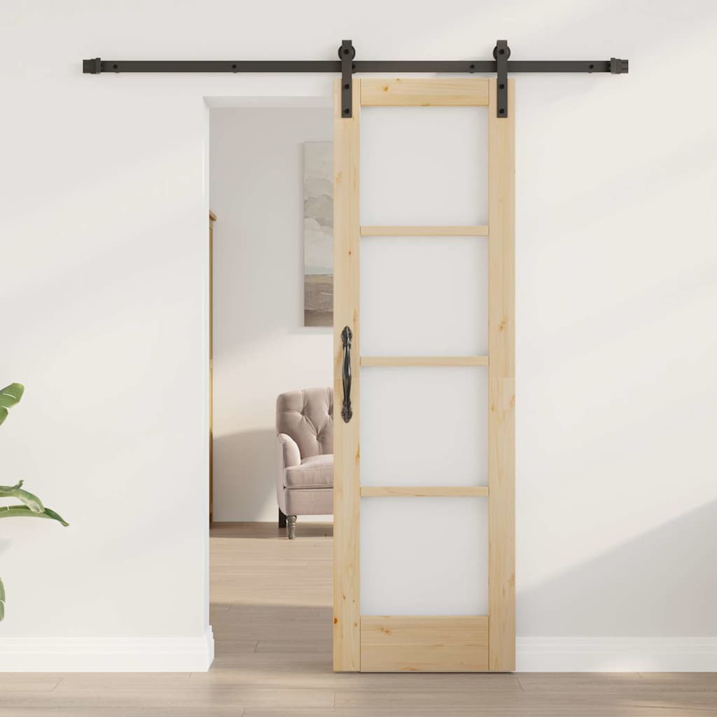 vidaXL Sliding Door ORKDAL Natural 61 x 198.5 cm