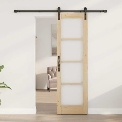 vidaXL Sliding Door ORKDAL Natural 61 x 198.5 cm