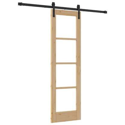 vidaXL Sliding Door ORKDAL Natural 61 x 198.5 cm