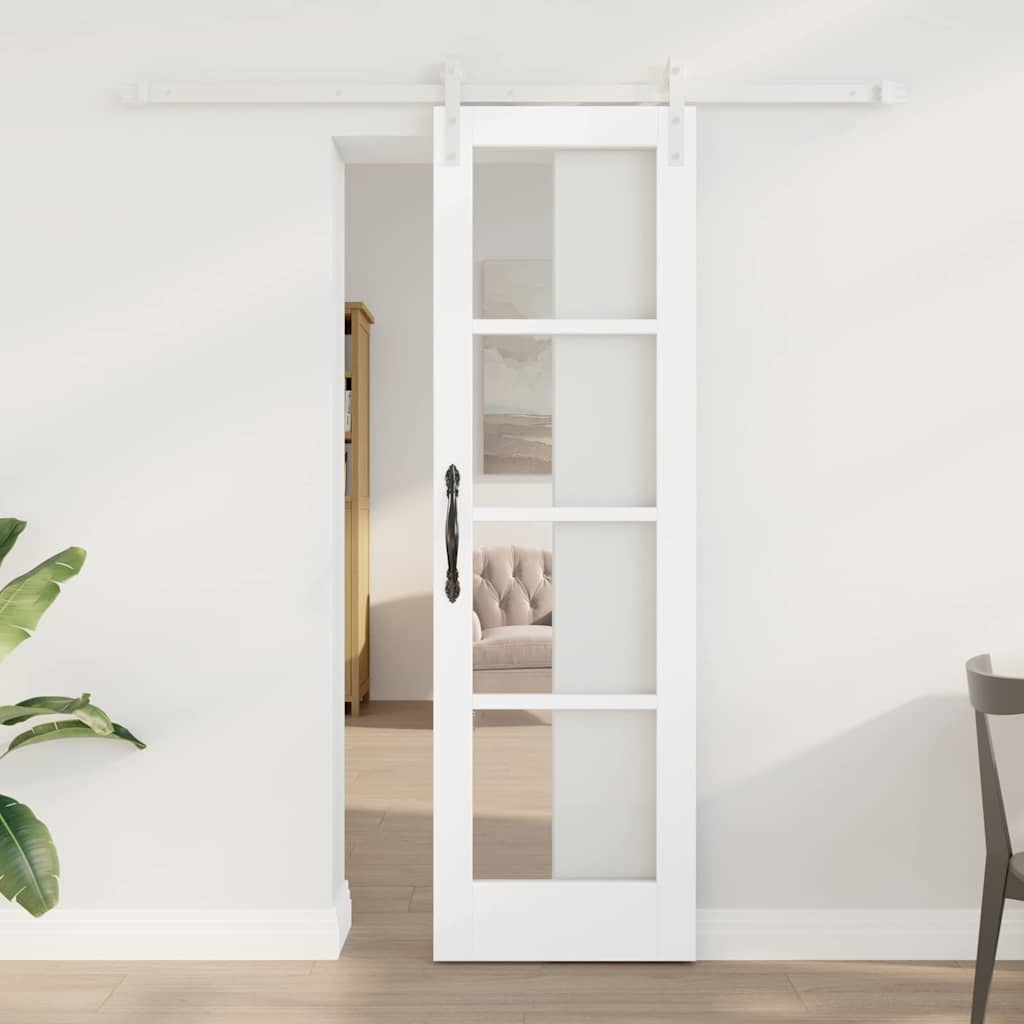 vidaXL Sliding Door ORKDAL White 61 x 198.5 cm