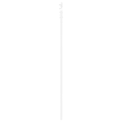 vidaXL Sliding Door ORKDAL White 83 x 202 cm Solid Pine Wood and Glass