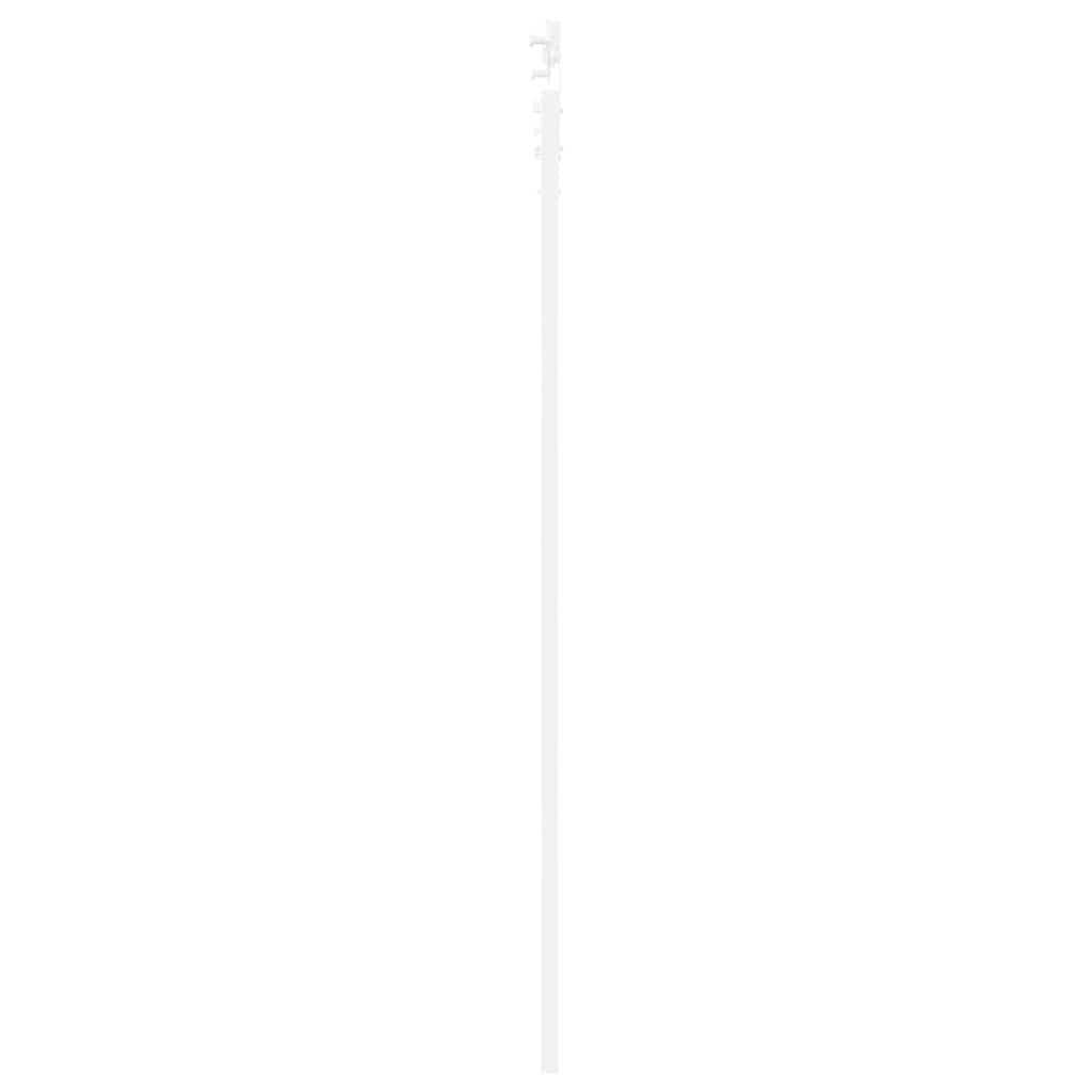 vidaXL Sliding Door ORKDAL White 83 x 211 cm Solid Pine Wood and Glass