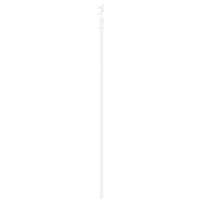 vidaXL Sliding Door ORKDAL White 83 x 211 cm Solid Pine Wood and Glass